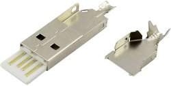 Złącze męskie USB A Connfly DS1107-WN0, 1 szt.