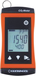 Kompaktowy monitor CO₂ z wbudowanym czujnikiem i alarmem G1910-02-AQ Miernik dwutlenku węgla Greisinger G1910-02-AQ-B 0 - 10000 ppm