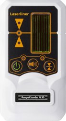 Odbiornik laserowy do wszystkich laserów zielonej linii z technologią GRX-READY Odbiornik do lasera liniowego Laserliner RangeXtender G 30 033.26A