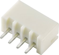 TRU COMPONENTS A2501-WV04 Listwa kołkowa, męska, standardowa 1 szt.