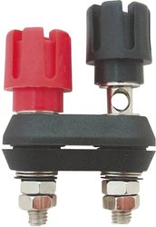 Gniazdo zaciskowe podwójne Cliff CL159701, 30 A, żółte, czerwone / czarne