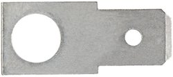 Wtyk płaski męski Klauke 2123, 2,8 x 0,8 mm, 3.1 mm