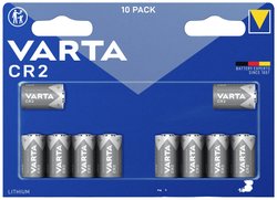 Bateria do aparatu CR 2 Varta LITHIUM Cylindr. CR2 Blli10 880 mAh 3 V 10 szt.