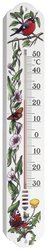Analogowy termometr pokojowo-zewnętrzny 12.3040.20 z motywem kwiatowym Termometr TFA Dostmann 12.3040.20, -30 - +50 °C