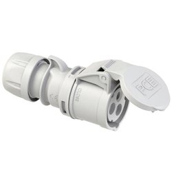 Złącze CEE 16A 3p 1h IP44/IP54 SHARK Łacznik CEE PC Electric 213-1 16 A