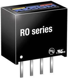 Przetwornica DC/DC, do PCB RECOM RO-1215S RO-1215S, SIP-4, 1 W, 15, 66 mA, 1 szt.