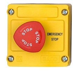 Przycisk zatrzymania awaryjnego BACO LBX130119, 240 V/AC, 3 NC, 1 szt.