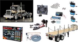 Model ciężarówki RC Tamiya US King H Black Edition 1:14 Zestaw ekonomiczny