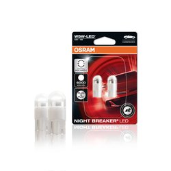 Żarówka samochodowa W5W OSRAM Night Breaker® LED, W2,1x9,5d, 1 W, 12 V, 2 szt.