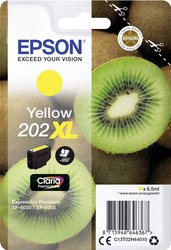 Epson atrament T02H4, 202XL tusz oryginalny  Żółty C13T02H44010