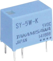 Miniaturowy przekaźnik Takamisawa SY-12W-K 12 V/DC 1 zestyk przełączny Max. 1 A