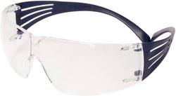 Okulary ochronne SecureFit SF201SGAF-BLU z powłoką Premium-Scotchgard Anti-Fog niebieski pałąk czysta tarcza PC AS SGAF 3M SecureFit SF201SGAF-BLU Okulary ochronne z zabezpieczeniem przeciw zaparowaniu niebieski EN 166 DIN 166