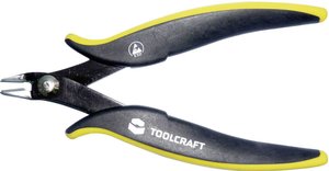 Szczypce boczne TOOLCRAFT 816743, 134 mm, 60 HRC, ESD