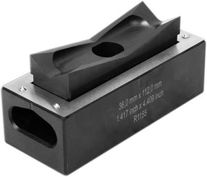 Dziurkacz prostokątny, do blachy stalowej 36 x 112 mm, 24-stykowe złącze wtykowe Dziurkacz prostokątny, do blachy stalowej Rittal 4055465