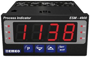 Regulator uniwersalny Emko ESM-4900 Pt100 -200 do +1700 °C Przekaźnik 5 A (D x S x W) 86.5 x 48 x 96 mm