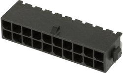 Listwa kołkowa, męska, standardowa TE Connectivity Micro-Mate-Lok 3-794618-8, wire-to-board, piny: 8, 5 A, 1 szt.
