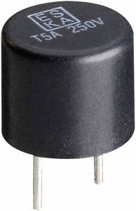 Bezpiecznik miniaturowy radialny THD Okrągły 0.63 A 250 V Szybki -F- ESKA 885015 1 szt.