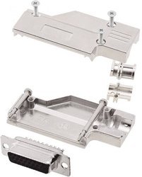 Zestaw listew żeńskich D-Sub encitech DCMR-FK-09-HDS15-K 6355-0066-11, rzędy: 3, styki: 15, 90 °, 1 zest.