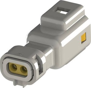 Obudowa złącza pin męskiego na kabel EDAC 560-002-000-110, wire-to-wire, piny: 2, 3 A, 1 szt.