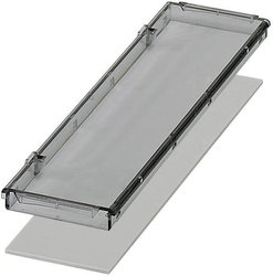 Pokrywa do obudowy DIN poliwęglan Phoenix Contact BC 161,6 DKL S TRANS 2278542 Zaślepka (D x S x W) 45 x 161.6 x 8 mm przezroczysty 1 szt.