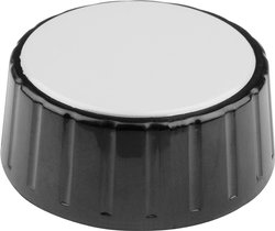 Pokrętło Mentor 335.61 335.61, z nakładką ze znacznikiem, (Ø x W) 48 mm x 19 mm, 1 szt.