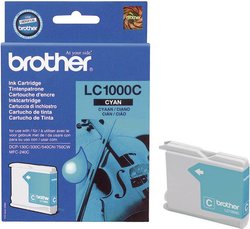 Tusz Brother LC-1000C, oryginalny, cyjan