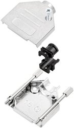 Obudowa złącza D-SUB encitech DTZK15-M3-K 6560-5105-02, odlew cynkowy, 180 °, 1 szt.