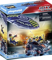Spadochron policyjny: śledzenie pojazdu desantowego Playmobil 70781 1 szt.