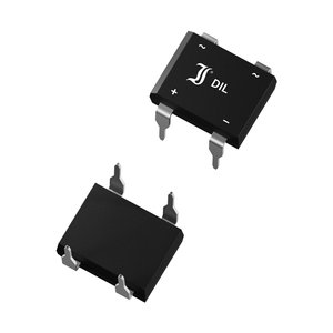 Mostek, jednofazowy, DIL, 80V, 1A, 150°C Prostownik mostkowy Diotec B40FS, 1 A