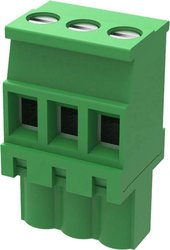 Obudowa złącza pin męskiego na kabel Degson 2EDGKB-5.0-03P-14-1000AH-1, wire-to-board, piny: 3, 15 A, 1 szt.
