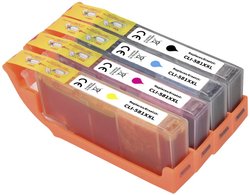 Renkforce Tusz Zamiennik Canon CLI-581BK XXL, CLI-581C XXL, CLI-581M XXL, CLI-581Y XXL Czarny, Cyjan, Magenta, Żółty  atrament Renkforce RF-5679864, 1 szt.