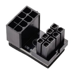 Przejściówka, adapter inLine 26638E [1x złącze męskie ATX 8-pin (4+4) - 1x złącze żeńskie ATX 8-pin (4+4)]