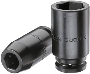 K 32 L 17 - GEDORE - zestaw 6-kątna 3/4'' długie śruby siły czysto 17 mm Nasadka udarowa 17 mm Gedore K 32 L 17 6283600  1 szt.