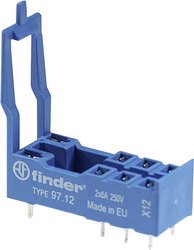 Gniazdo przekaźnika Finder 97.12 97.12, 1 szt.