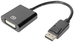 Kabel DisplayPort, DVI Digitus DB-340414-001-S DB-340414-001-S, podwójne ekranowanie, standard HDMI, kompatybilny z HDMI, ekranowany, 0.15 m