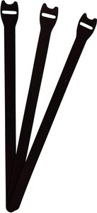 Opaska kablowa na rzepy do wiązania element z pętelkami i haczykami (D x S) 304 mm x 16 mm czarny FASTECH® E1-4-330-B100 1 szt.