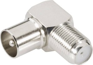 Adapter koncentryk BKL Electronic 0403133 złącze męskie koncentryk - złącze żeńskie  F 1 szt.