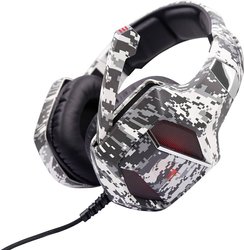 Zestaw słuchawkowy Over Ear Berserker Gaming ARMY-EMBLA 915175 Stereo czarny, biały