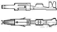 TE Connectivity TE AMP Timer - Terminals 962876-2, 1 szt.