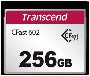 Karta pamięci Cfast, Transcend TS256GCFX602, 256 GB, 500 MB/s / 350 MB/s