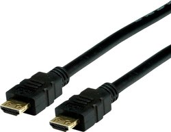 VALUE 4K HDMI Ultra HD z Ethernetem, ST/ST, czarny, 1,5 m. Kabel HDMI Value 11.99.5691, podwójne ekranowanie, 1.50 m