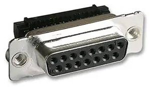 Listwa żeńska D-Sub MH Connectors MH10592, rzędy: 2, styki: 15, 180 °, 1 szt.