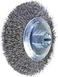 PFERD Szczotka stożkowa rozplątana KBU Ø 115 x 10 mm Drut stalowy M14 Ø 0,35 do szlifierki kątowej 43316021 1 szt.