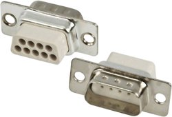 Listwa męska D-Sub MH Connectors MHDBC09SP-NW, rzędy: 2, styki: 9, 180 °, 1 szt.