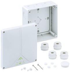 Puszka instalacyjna Spelsberg Abox 160-L, IP65, (D x S x W) 180 x 180 x 91 mm, szary, 1 szt.