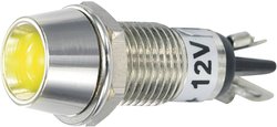 Lampka sygnalizacyjna LED TRU COMPONENTS TC-R9-115L 12 V YELLOW 1587954, 100 mcd, 12 V/DC, 8.2 mm