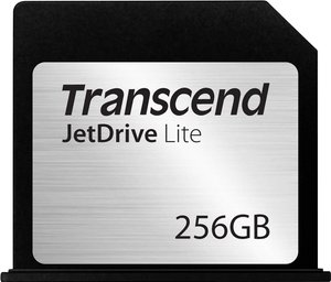 Transcend JetDrive Lite 130, rozszerzenie pamięci o 256 GB dla MacBooka Air 34 cm (13 cali) (koniec 2010 r. - początek 2015 r.) Karta rozszerzeń Apple Transcend JetDrive™ Lite 130 TS256GJDL130, 1 szt.