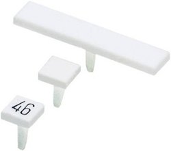 Znacznik do zacisków Phoenix Contact BN WH 1401404, poliamid, biały