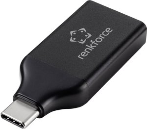 adapter USB-C Renkforce RF-4604246, [1x złącze męskie USB-C 2.0 - 1x złącze żeńskie DisplayPort]
