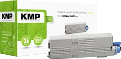 KMP Toner Zamiennik OKI 46490403 Cyjan 1500 strony Toner KMP O-T54 3361,0003, 1 szt.